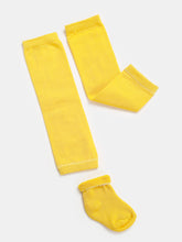 TIPY TIPY TAP SET OF 5 SOLID LEG WARMERS WITH SOCKS - MULTICOLOR