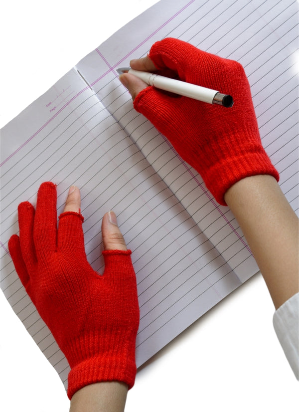 TIPY TIPY TAP TWO FINGERS CUT SCHOOL GLOVES