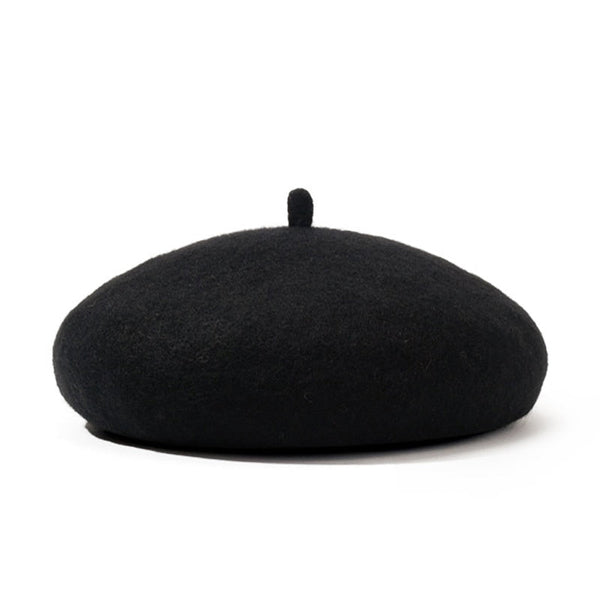 TIPY TIPY TAP WINTER BERET CAP - BLACK
