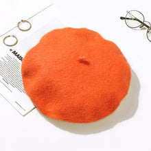 TIPY TIPY TAP WINTER BERET CAP - ORANGE