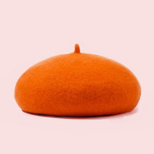 TIPY TIPY TAP WINTER BERET CAP - ORANGE