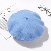 TIPY TIPY TAP WINTER BERET CAP - BLUE