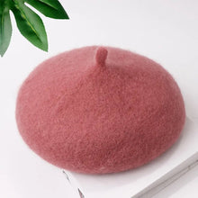 TIPY TIPY TAP WINTER BERET CAP - DARK PINK