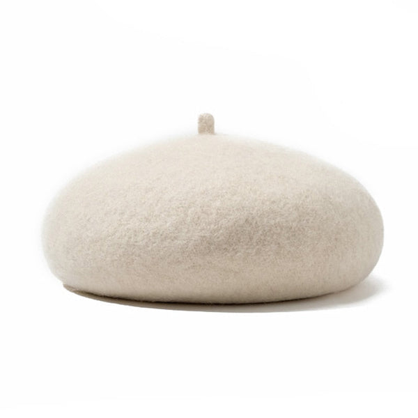 TIPY TIPY TAP WINTER BERET CAP - BEIGE