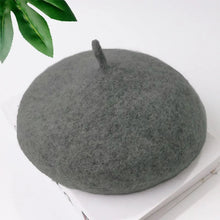 TIPY TIPY TAP WINTER BERET CAP - GREY