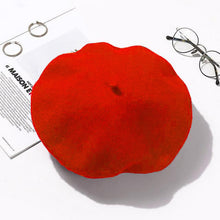 TIPY TIPY TAP WINTER BERET CAP - RED