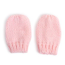 TIPY TIPY TAP PEARLY BOW CAP WITH MITTENS - PINK