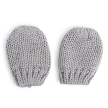 TIPY TIPY TAP PEARLY BOW CAP WITH MITTENS - GREY