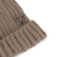 TIPY TIPY TAP PEARL BOW CAP - BROWN