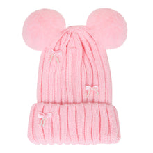 TIPY TIPY TAP POM POM BOW CAP - PINK