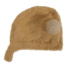 TIPY TIPY TAP POM POM INFANT CAP - BROWN