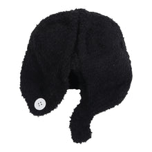 TIPY TIPY TAP POM POM INFANT CAP - BLACK