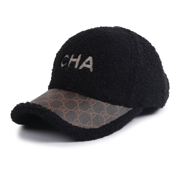 TIPY TIPY TAP WINTER BASEBALL CAP - BLACK