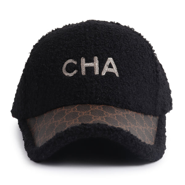TIPY TIPY TAP WINTER BASEBALL CAP - BLACK
