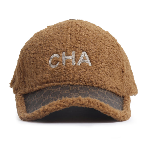 TIPY TIPY TAP WINTER BASEBALL CAP - BROWN