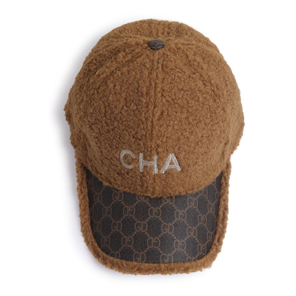 TIPY TIPY TAP WINTER BASEBALL CAP - BROWN