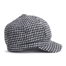 TIPY TIPY TAP WINTER GATSBY CAP - BLACK N WHITE