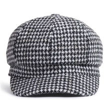 TIPY TIPY TAP WINTER GATSBY CAP - BLACK N WHITE