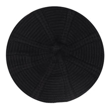 TIPY TIPY TAP WOOL BERET HAT - BLACK