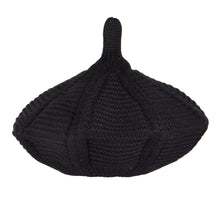 TIPY TIPY TAP WOOL BERET HAT - BLACK