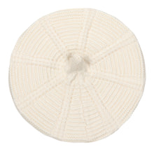 TIPY TIPY TAP WOOL BERET HAT - WHITE