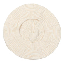 TIPY TIPY TAP WOOL BERET HAT - WHITE