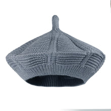 TIPY TIPY TAP WOOL BERET HAT - GREY
