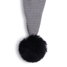 TIPY TIPY TAP POM POM MUFLER - GREY