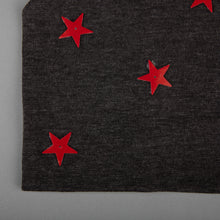 TIPY TIPY TAP UNISEX STAR EMBELLISHED CAP WITH MITTENS - GREY
