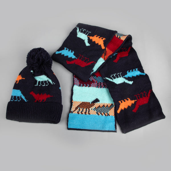 TIPY TIPY TAP DRAGON FUR BALL CAP WITH MUFFLER - MULTICOLOR