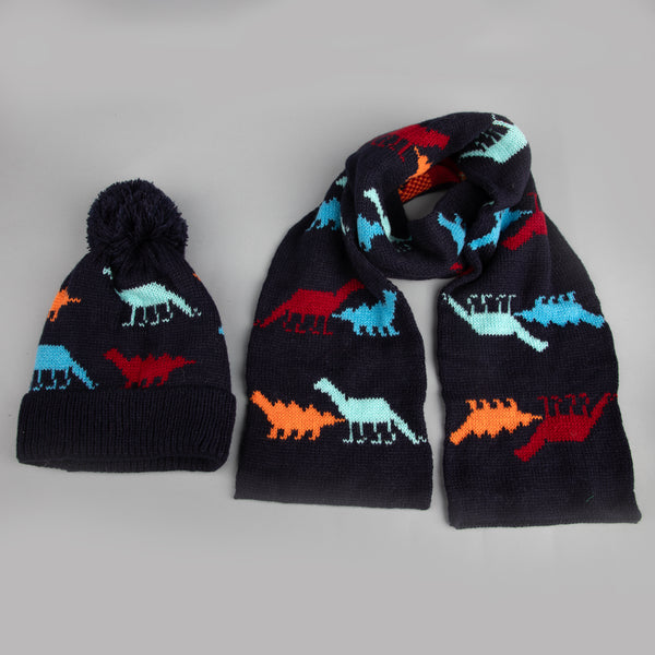 TIPY TIPY TAP DRAGON FUR BALL CAP WITH MUFFLER - MULTICOLOR