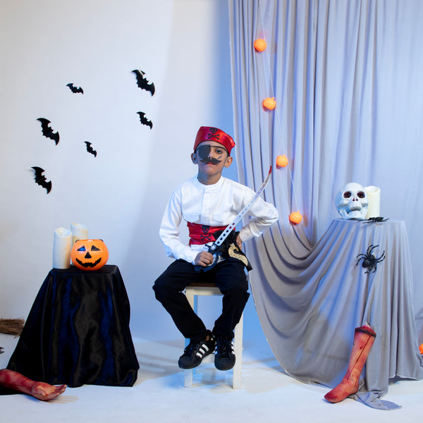 TIPY TIPY TAP PIRATE THEME PLAY SET(6 PCS)- RED/BLACK
