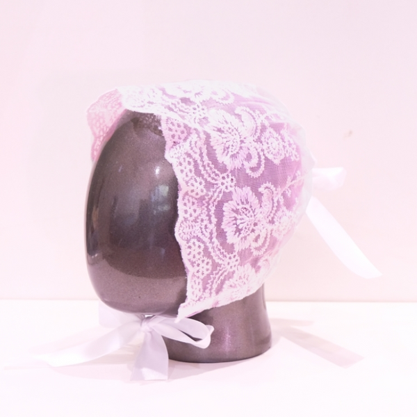 TIPY TIPY TAP FEMALE LACEY BONNET CAP - PINK