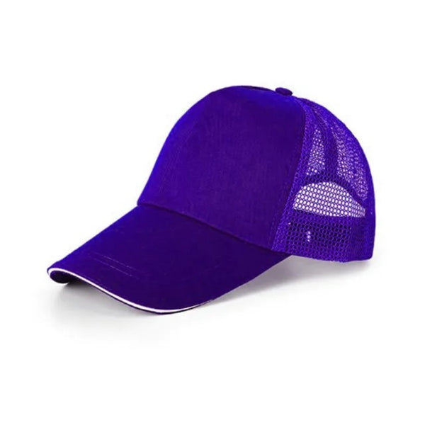 TIPY TIPY TAP UNISEX SOLID BASEBALL CAP - BLUE