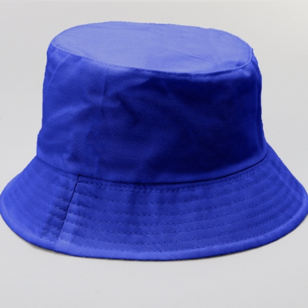 TIPY TIPY TAP UNISEX REVERSIBLE SOLID BUCKET CAP - BLUE