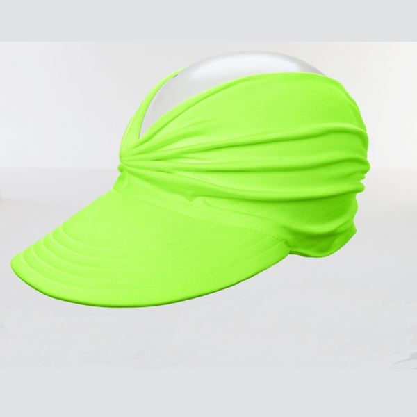 TIPY TIPY TAP FEMALE STYLISH SUN CAP - NEON GREEN
