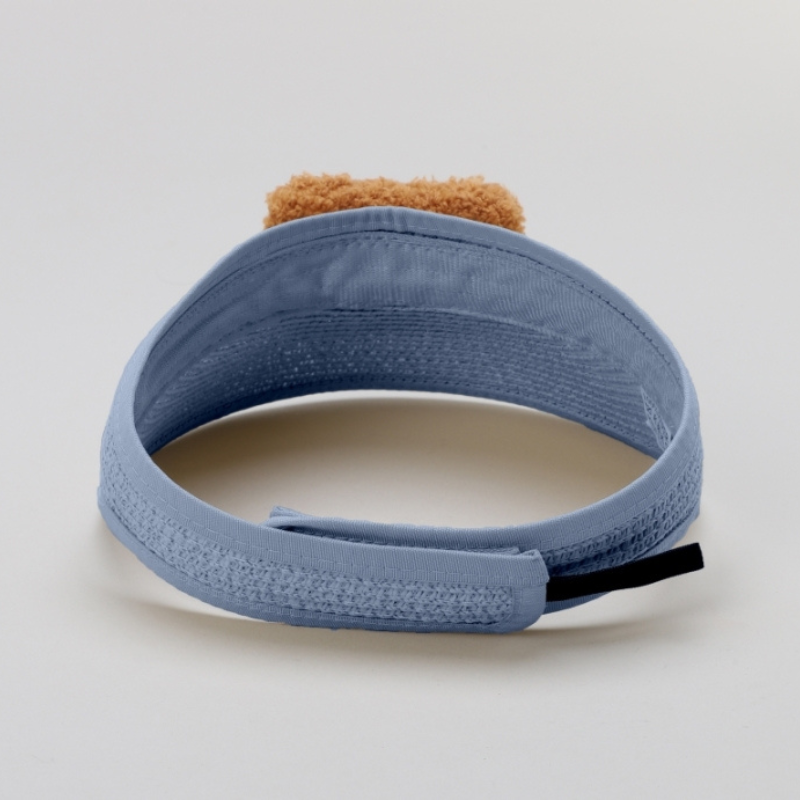 TIPY TIPY TAP UNISEX TEDDY STRAW SUN CAP - BLUE