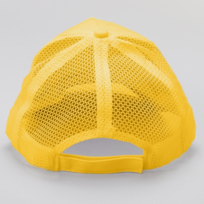 TIPY TIPY TAP UNISEX SOLID BASEBALL CAP - YELLOW