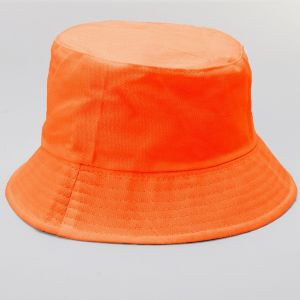TIPY TIPY TAP UNISEX REVERSIBLE SOLID BUCKET CAP - ORANGE
