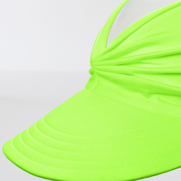TIPY TIPY TAP FEMALE STYLISH SUN CAP - NEON GREEN