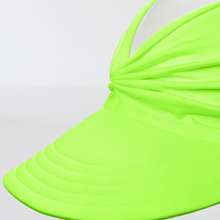 TIPY TIPY TAP FEMALE STYLISH SUN CAP - NEON GREEN