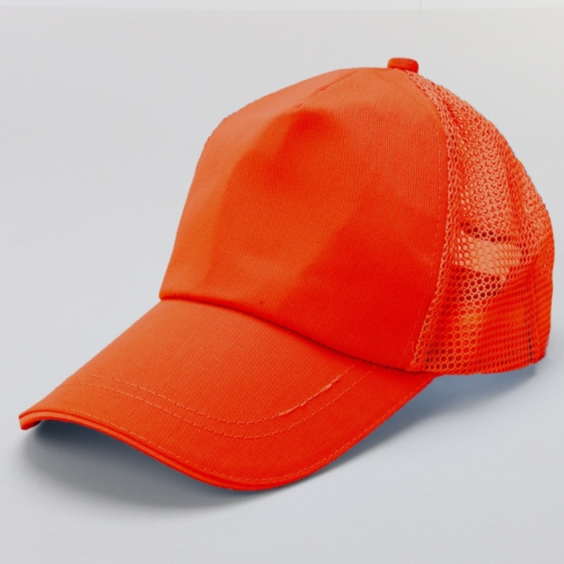 TIPY TIPY TAP UNISEX SOLID BASEBALL CAP - ORANGE
