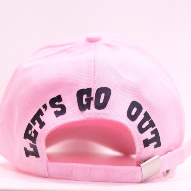 TIPY TIPY TAP UNISEX TRAVEL SOLID BASEBALL CAP - PINK