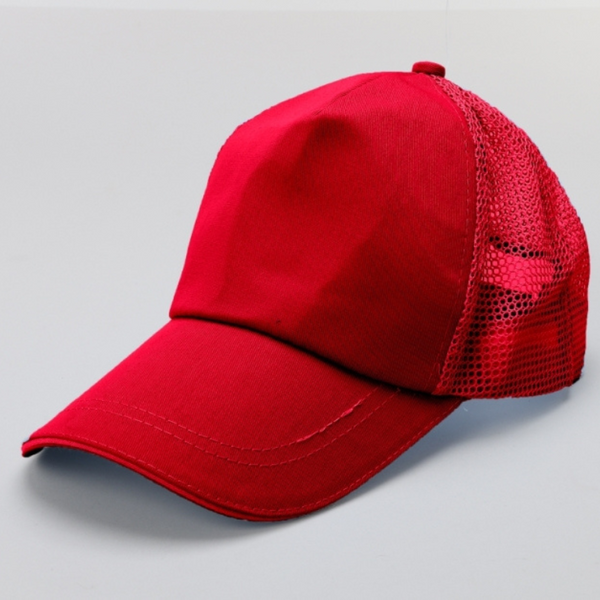 TIPY TIPY TAP UNISEX SOLID BASEBALL CAP - RED