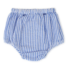 TIPY TIPY TAP 5PC BOYS BODYSUIT WITH BLUMER,SUSPENDERS,BOW AND CAP - BLUE/WHITE