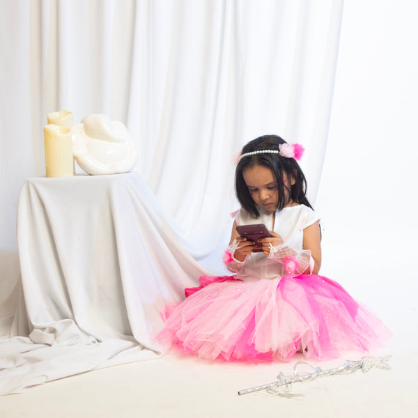 TIPY TIPY TAP FAIRY THEME PLAY SET(4 PCS)- PINK/WHITE