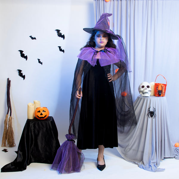 TIPY TIPY TAP WITCH THEME PLAY SET(3 PCS)-BLACK/PURPLE