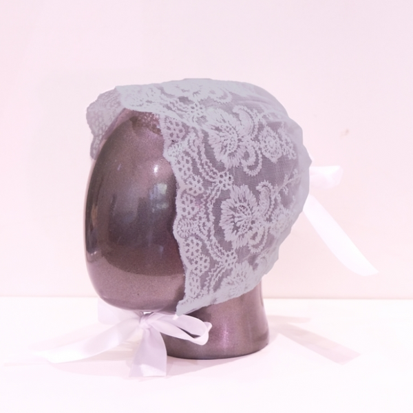 TIPY TIPY TAP FEMALE LACEY BONNET CAP - GREY