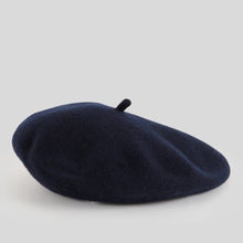 TIPY TIPY TAP WINTER BERET HAT - NAVY BLUE