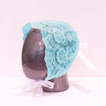 TIPY TIPY TAP FEMALE LACEY BONNET CAP - BLUE
